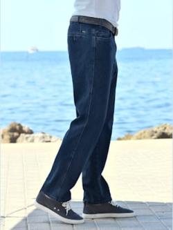 Jean marque brühl 5 poches coupe coupe swing-pocket, couleur bleu, taille 24, marque Brühl - Witt