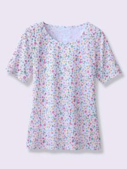 T-shirt imprimé pur coton - écru imprimé - 56 - WITT