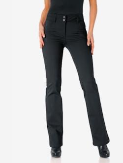 Pantalon bootcut coupe bootcut tendance, couleur noir, taille 42 - Witt