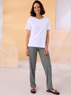 T-shirt à manches courtes applications florales - blanc - 48 - WITT