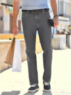 Jean marque brühl 5 poches coupe coupe swing-pocket, couleur gris, taille 28, marque Brühl - Witt