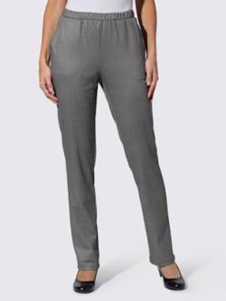 Pantalon facile à enfiler - gris à motifs - 54 - WITT