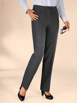 Pantalon costume effet ventre plat ceinture élastique au dos, couleur gris, taille 54, marque Come on - Witt