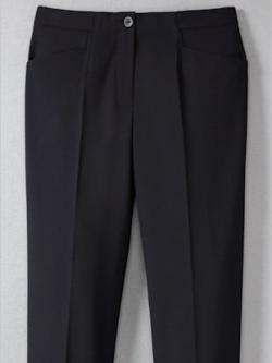 Pantalon costume effet ventre plat ceinture élastique au dos, couleur noir, taille 50, marque Come on - Witt