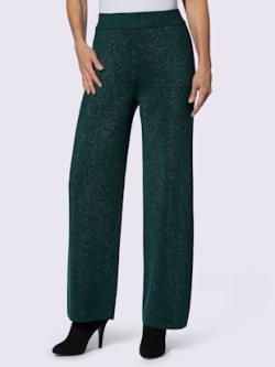 Pantalon en tricot 50% viscose (ecovero), couleur bleu, taille 50, marque Fair Lady - Witt