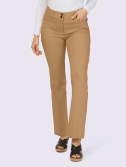 Pantalon bootcut coupe bootcut tendance, couleur marron, taille 40 - Witt