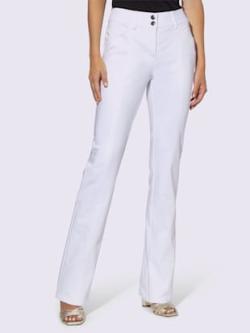 Pantalon bootcut coupe bootcut tendance, couleur blanc, taille 52 - Witt