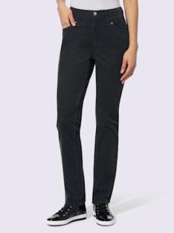 Pantalon velours coupe droite, couleur noir, taille 42 - Witt