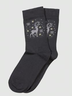 Socquettes pour dames qualité coton, couleur multicolore, taille 39-42, marque wäschepur - Witt