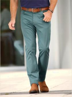Pantalon coupe 5 poches en qualité extensible, couleur vert, taille 56 - Witt