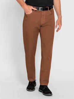 Pantalon coupe 5 poches en qualité extensible, couleur marron, taille 44 - Witt
