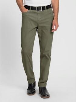 Pantalon 5 poches coupe 5 poches, couleur vert, taille 56, marque Marco Donati - Witt