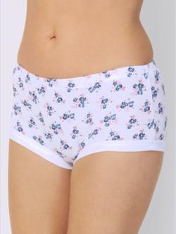 Slips côtes fines - blanc-bleu glacier imprimé - 44 - WITT