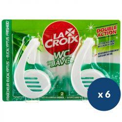 Bloc cuvette WC Javel désinfectant La Croix - lot de 6 blocs