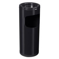 Cendrier poubelle à poser acier gris manganèse 12,5 L Cendeo