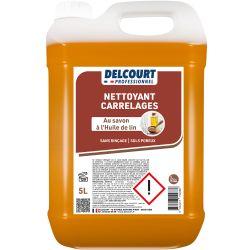 Nettoyant détergent carrelage au savon d'huile de lin bidon de 5 L Delcourt