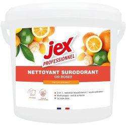 Boite de 100 doses nettoyantes surodorantes parfum agrumes Jex