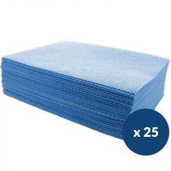 Lavette antibactérienne - lot de 25 Bleu