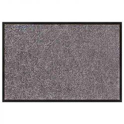 Tapis d'accueil grand trafic anti-poussières à la découpe sur mesure Gris