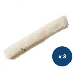 Peaux de rechange pour mouilleur - lot de 3 35 cm