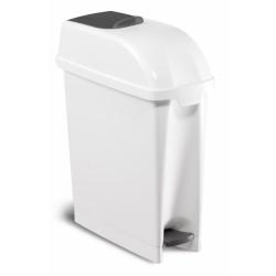 Poubelle de sanitaires à pédale hygiène féminine 17 L