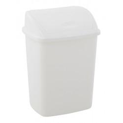 Poubelle en plastique avec couvercle à bascule 15 L