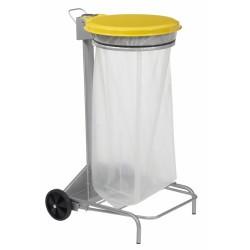 Support sacs poubelle tri sélectif 110 L Rossignol Gris