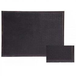 Tapis grattoir à picots en caoutchouc noir 60 cm x 80 cm
