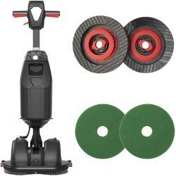 Autolaveuse compacte à batterie Numatic 440NX avec brosse Vert