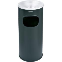 Cendrier sur pied extérieur avec poubelle et seau 30 L Inox