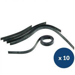 Caoutchouc raclette vitre souple Unger - Lot de 10 25 cm