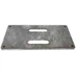 Contrepoids 10 kg pour socle en H support sac poubelle