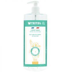 Crème mains hydroalcoolique hydratante huiles de jojoba et coco bio 500 ml