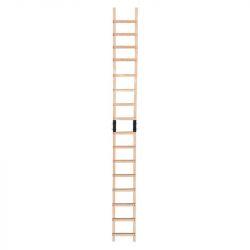 Echelle de toit plate en bois 4 m