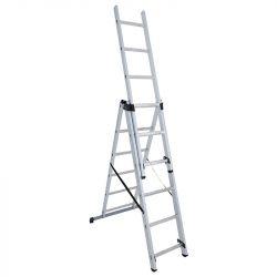 Echelle transformable 3 plans en aluminium 4,30 m