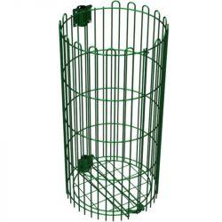 Entourage grille pour support sac poubelle 80L - 110L Vert