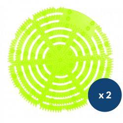Grille urinoir odorisante Anti splash - lot de 2 Mangue