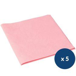 Lavette microfibre non-tissée Evolon 130 Vileda - lot de 5 Bleu