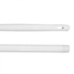 Manche à balai alimentaire 145 cm Ø25/32 mm Blanc