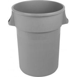 Poubelle ronde en plastique 80 L