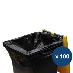 Sac poubelle housse conteneur x 100 360 L