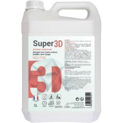 Détergent désinfectant bactéricide, virucide 3D EN14476 sans rinçage bidon 5 L