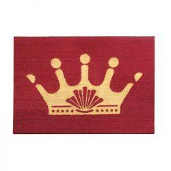 Tapis brosse coco logo personnalisé sur mesure intérieur PMR 17 mm