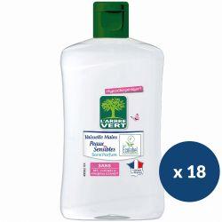 Liquide vaisselle mains 18 petits flacons 100 ml