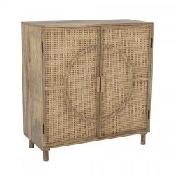 Promo Bloomingville - Buffet bas 2 portes en bois de manguier DERECK - MeublesEtDesign.com
