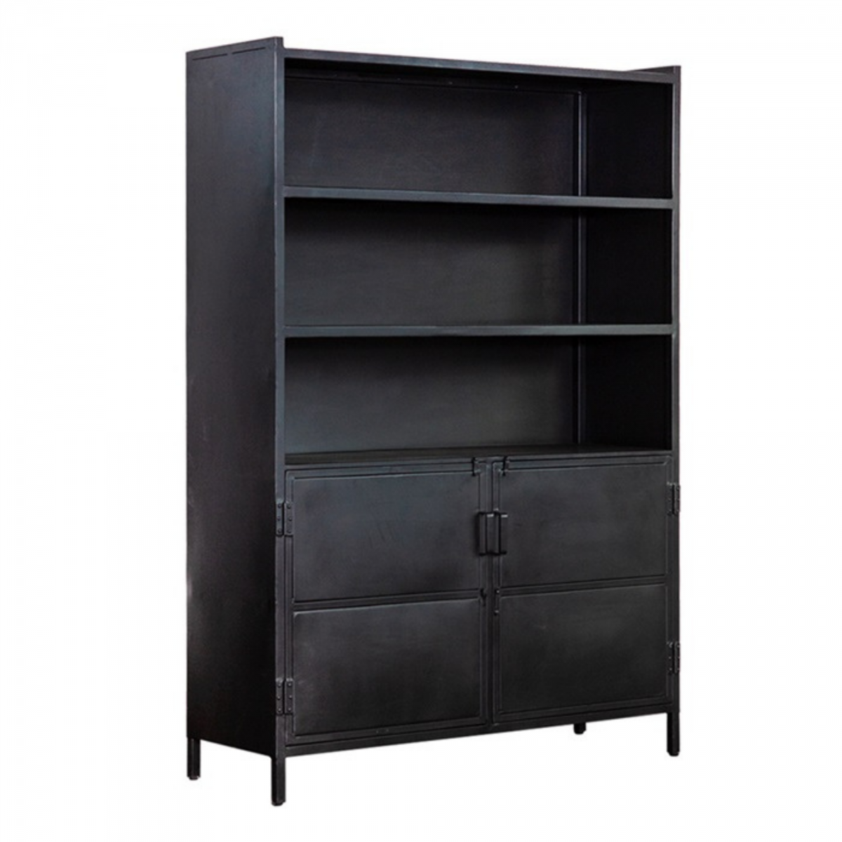 Promo Buffet haut 180cm avec étagères en métal ZUC - MeublesEtDesign.com