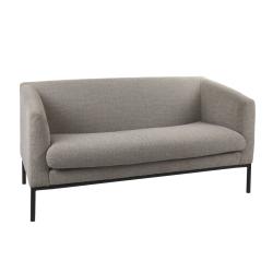 PROMO Pomax - Canapé 2 places en tissu beige ISLAND MEUBLES & DESIGN