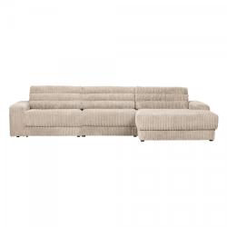 BePureHome - Canapé d'angle droit en tissu côtelé DATI - MeublesEtDesign.com