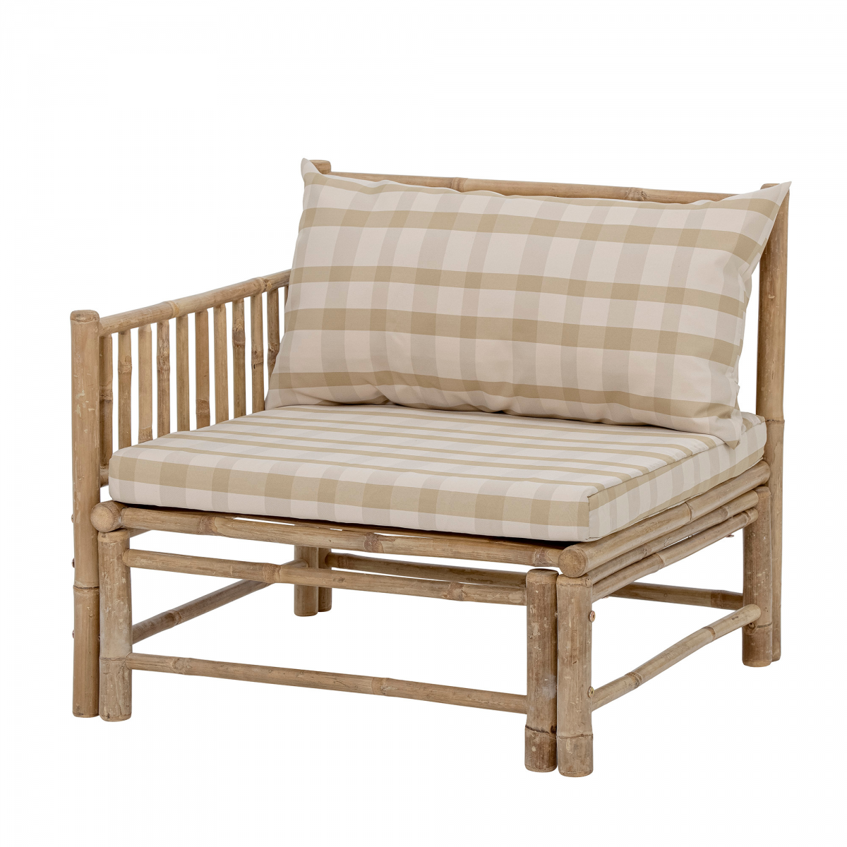 Bloomingville - Canapé de jardin modulable section angle droit VIENNE - MeublesEtDesign.com