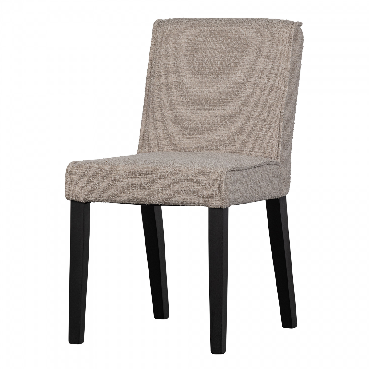 WOOOD - Chaise salle à manger moderne en tissu bouclé AVILA MEUBLES & DESIGN